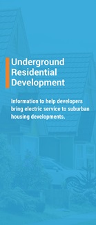 Cover of the 'Underground Residential Development' brochure